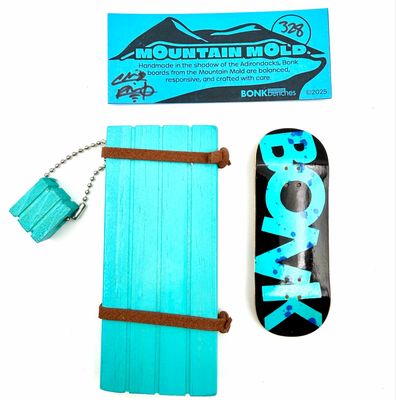 Bonk Benches Mountain Mold Fingerboard Deck #328 34mm