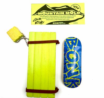 Bonk Benches Mountain Mold Fingerboard Deck #336 34mm