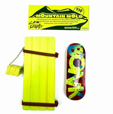 Bonk Benches Mountain Mold Fingerboard Deck #330 32mm