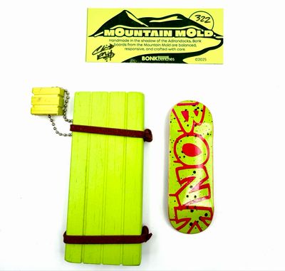 Bonk Benches Mountain Mold Fingerboard Deck #322 32mm