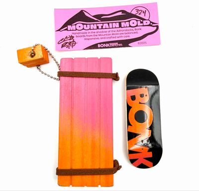 Bonk Benches Mountain Mold Fingerboard Deck #324 34mm