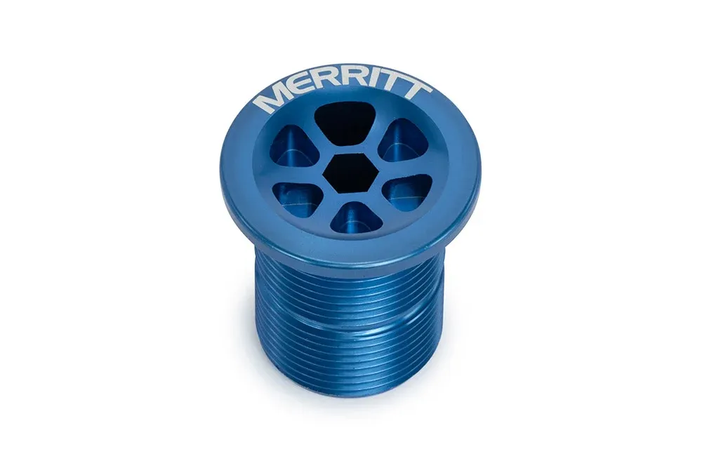 Merritt Fork Top Cap With Cable Pass Through, Color: Blue