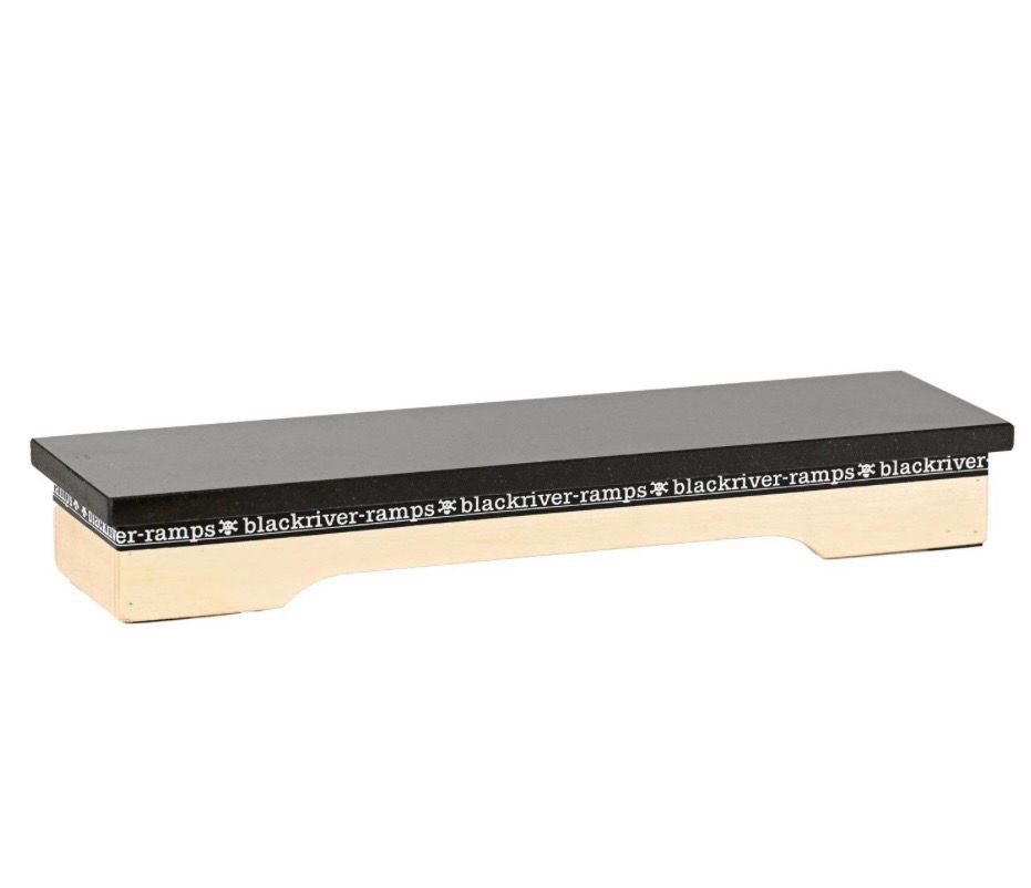 Blackriver Fingerboard Ramps Marble Box Obstacle Black Low