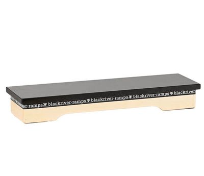 Blackriver Fingerboard Ramps Marble Box Obstacle Black Low