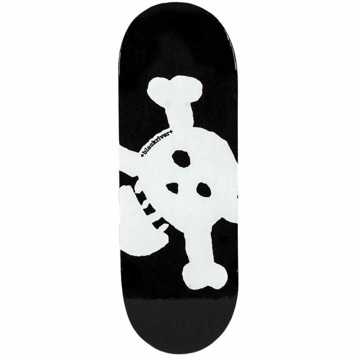 Blackriver Fingerboard Deck- New Skull White 33.3mm Medium Concave