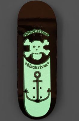 Blackriver Pro Fingerboard Complete 33.3mm- Anchor Glow in The Dark