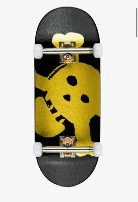 Blackriver Pro Fingerboard Complete 33.3mm- New Skull Gold