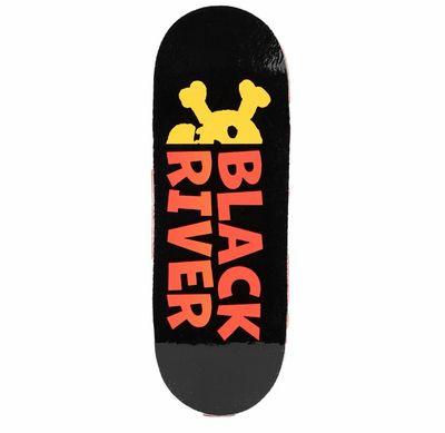 Blackriver Fingerboard Deck- Riverlabel Letters 33.3mm Medium Concave