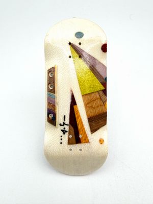 CoD Fingerboard Deck #9 Split Ply 36mm Diesel Fish Mold
