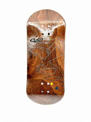 CoD Fingerboard Deck #3 Split Ply 36mm Diesel Fish Mold