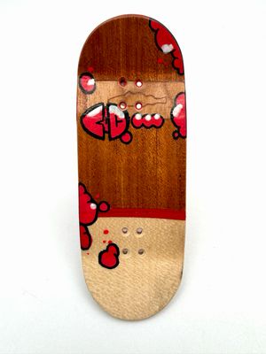 CoD Fingerboard Deck #24 Split Ply 36mm CoD Fish Mold