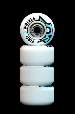 Piro Graphic Performance Bone Head White Fingerboard Wheels 