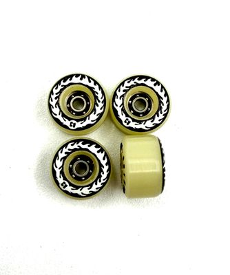 Clairvoyant Fingerboard Graphic Wheels Lock in Off white Inferno 8mm 65D