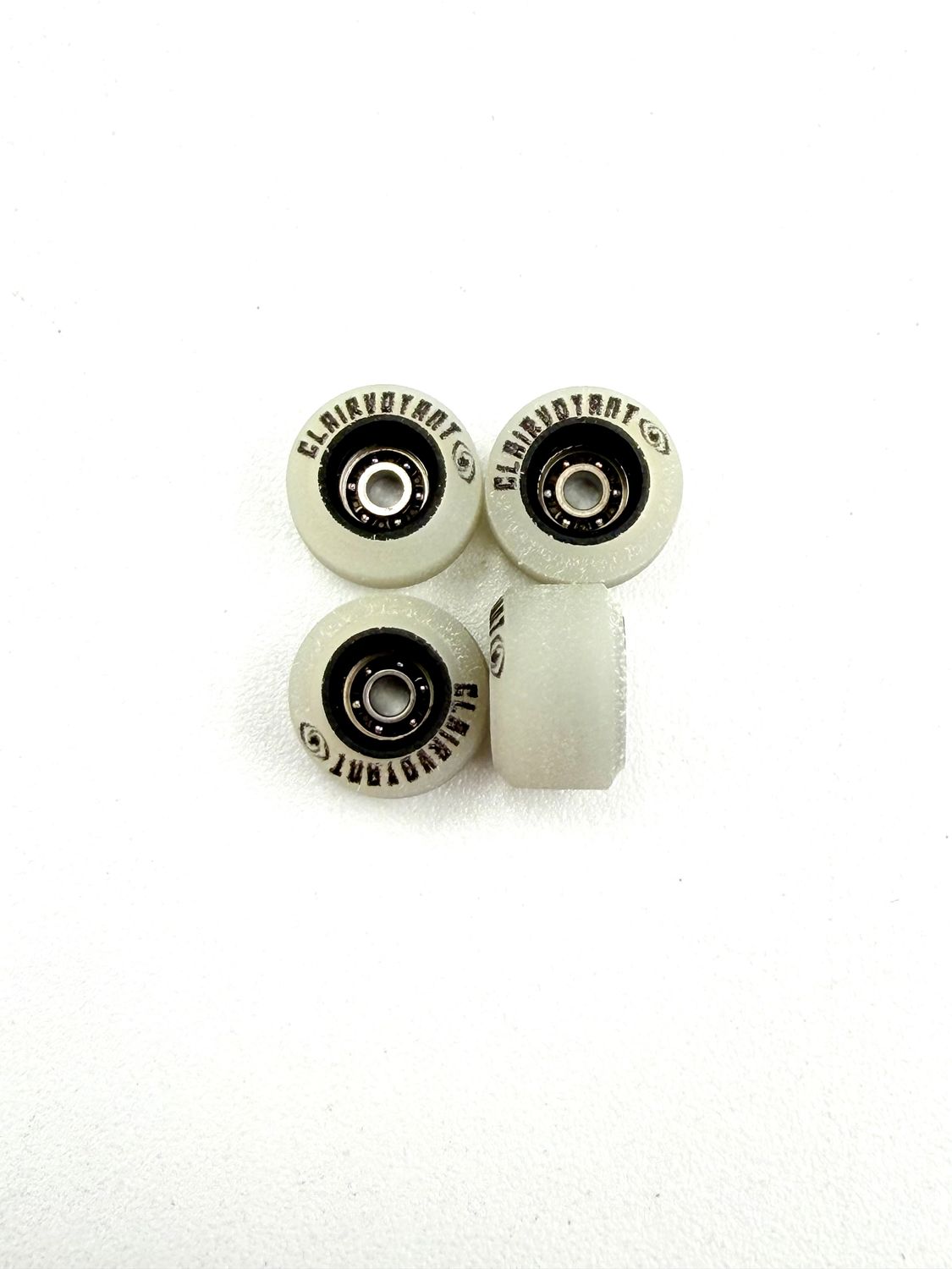 Clairvoyant Fingerboard wheels Re-Rolls Recycled Spitfire Dual Core 101A