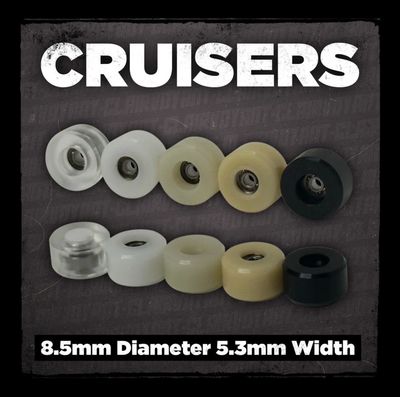 Clairvoyant Fingerboard Wheels Cruisers 8.5mm 65D