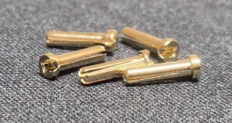 24K Ultra Low Profile 2mm Lipo Plugs (5 pcs)