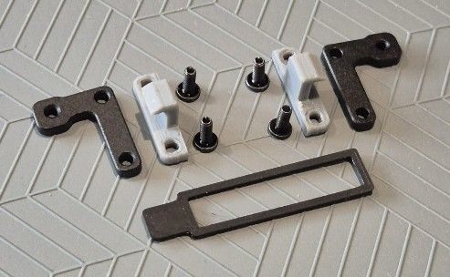 RTA V3 - Aluminium side links with lipo hooks &amp; flex tie down