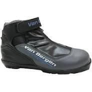 Bottes Ski Fond Mid Avec Fermeture Éclaire Grise / Rouge
