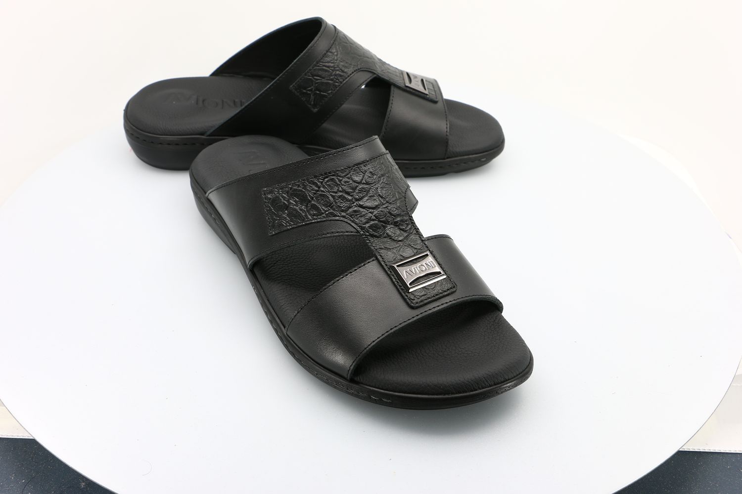 Mens leather sandal