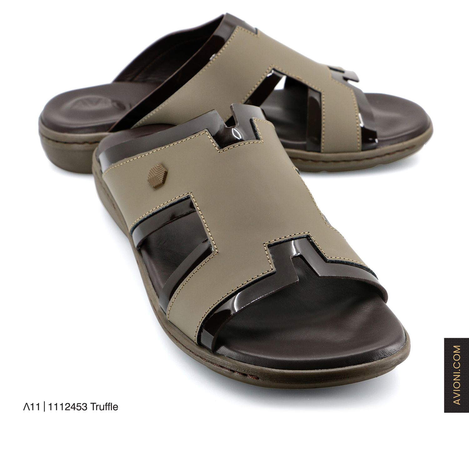 Mens leather sandal