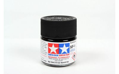 XF1 Flat Black 10ml - 81701 Timiya - Tamiya