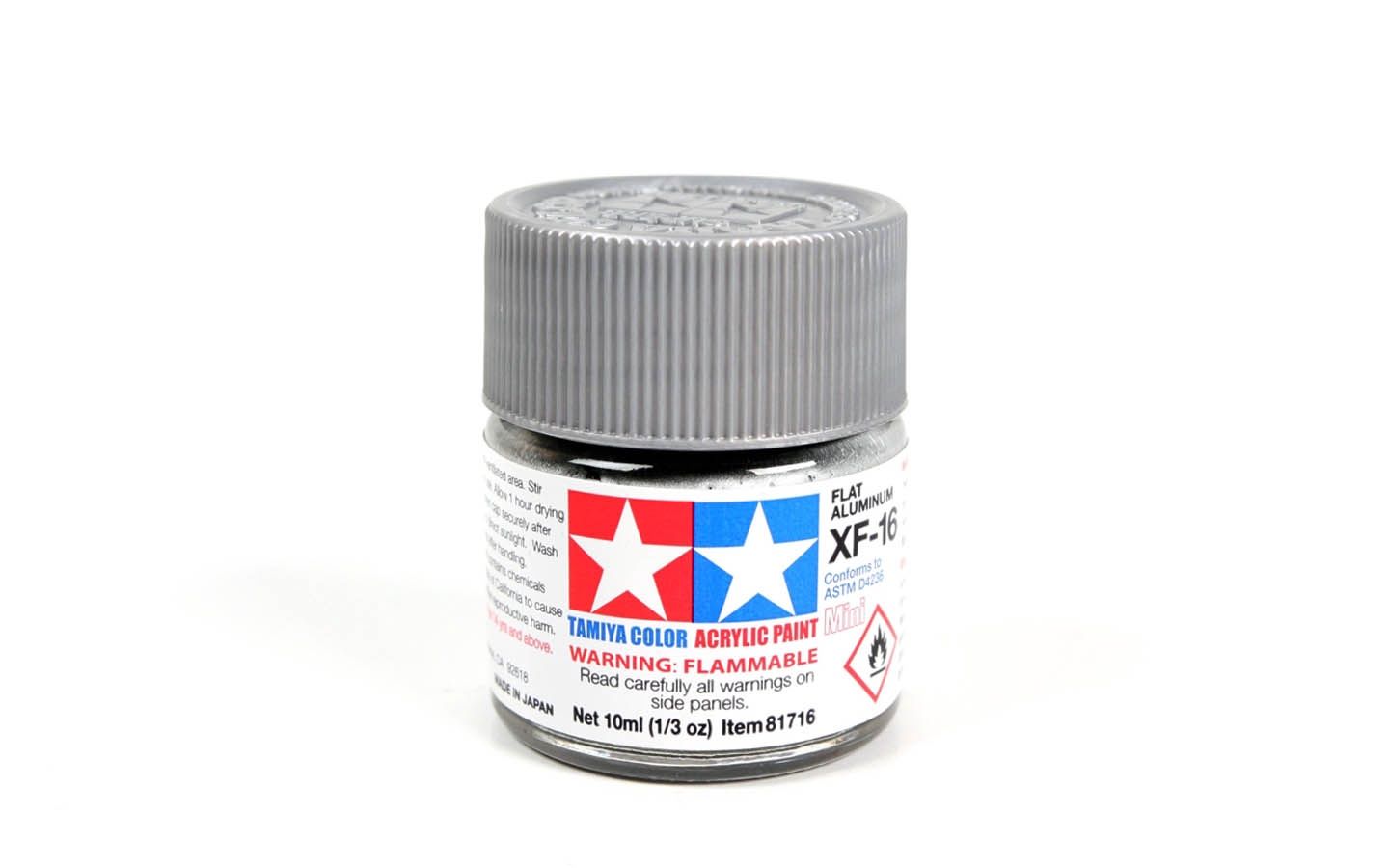 XF16 Flat Aluminum 10ml - 81716 - Tamiya
