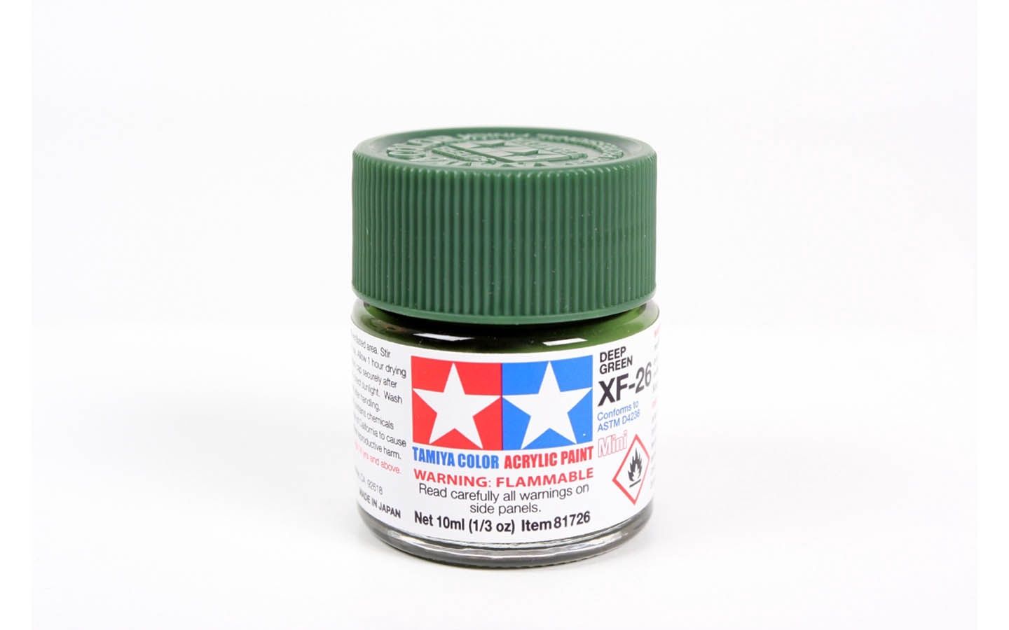 XF26 Deep Green 10ml - 81726  - Tamiya
