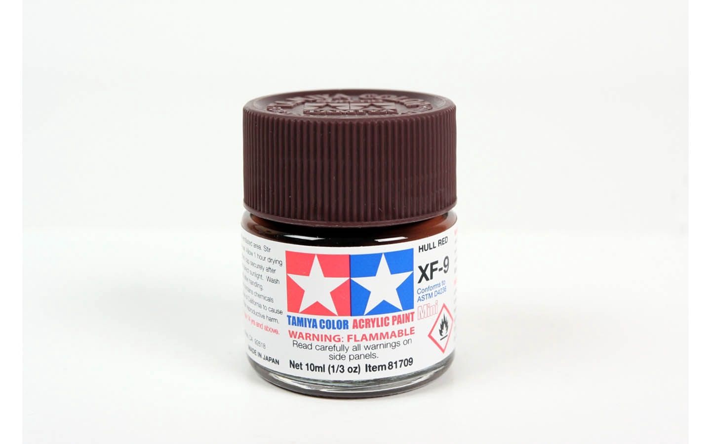 XF9 Hull Red 10ml - 81709  - Tamiya