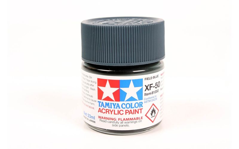 XF50 Flat Field Blue 23ml - 81350  - Tamiya
