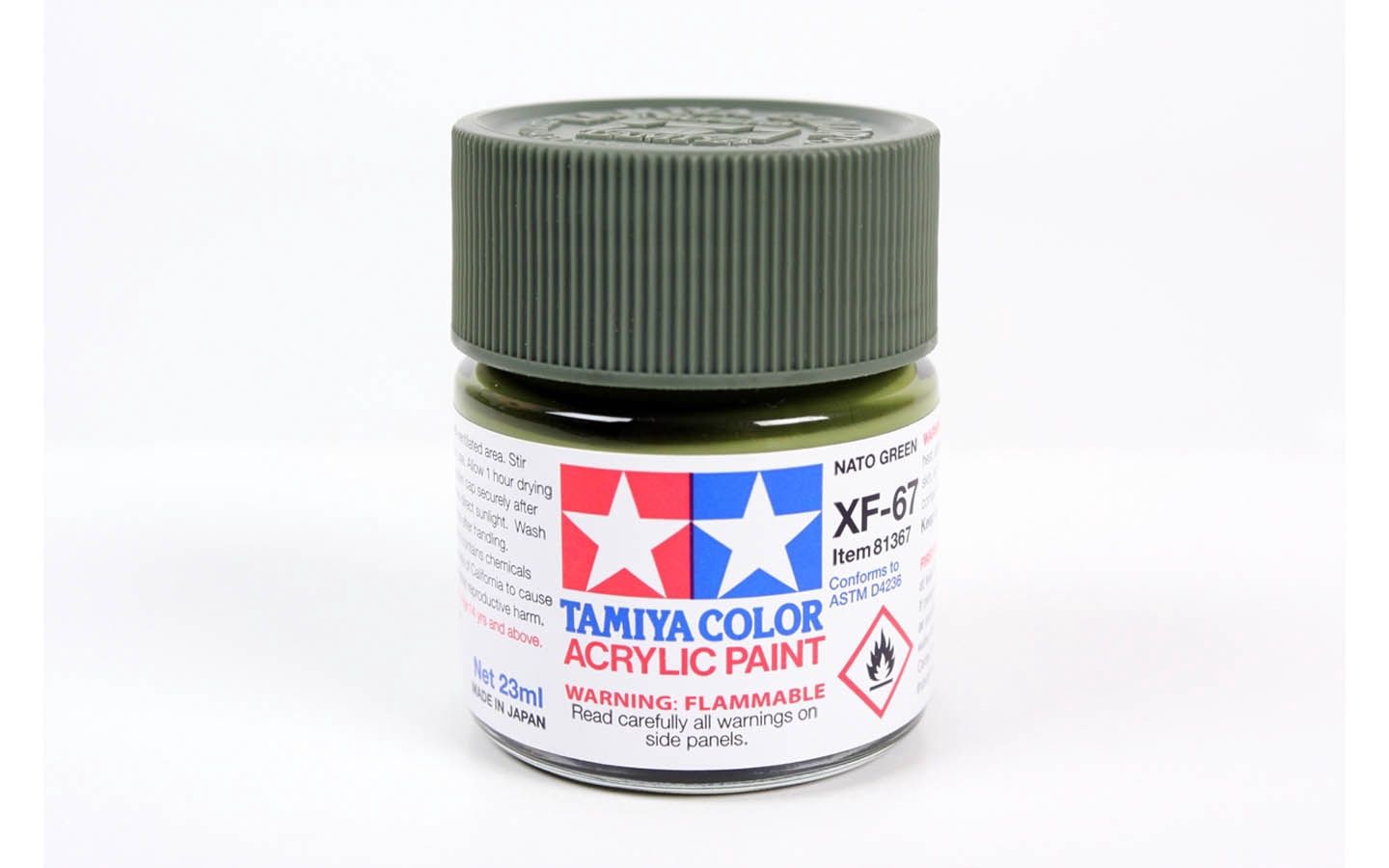 XF67 Flat Nato Green 23ml - 81367  - Tamiya