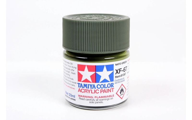 XF67 Flat Nato Green 23ml - 81367  - Tamiya