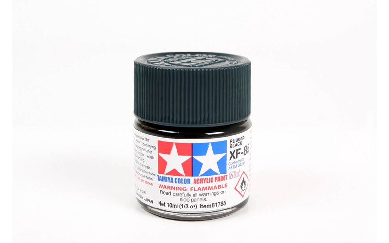 XF85 Rubber Black Mini 10ml - 81785  - Tamiya