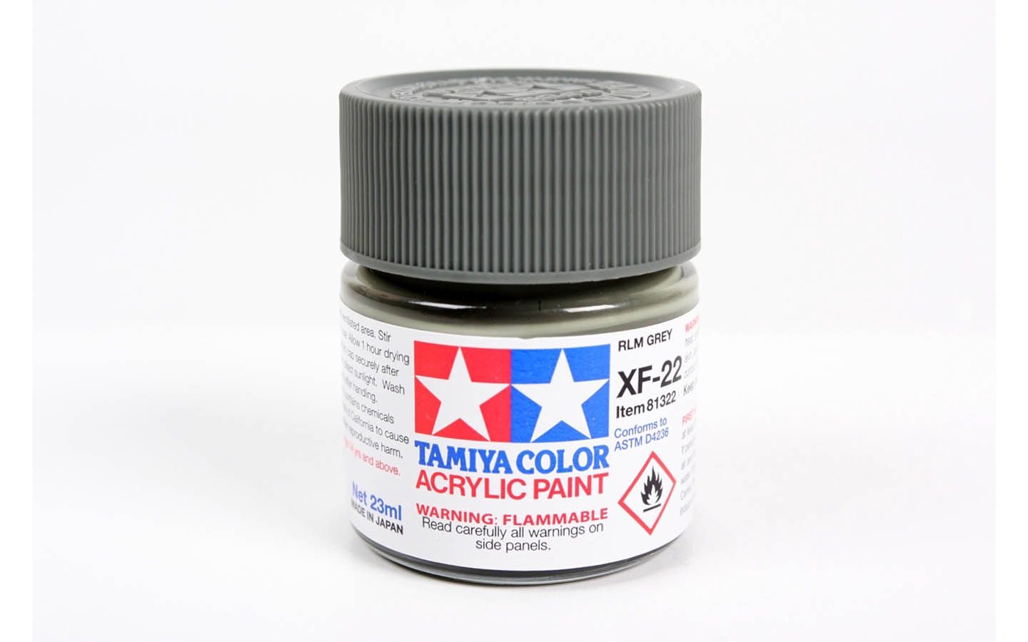 XF22 Flat RLM Grey 23ml - 81322  - Tamiya