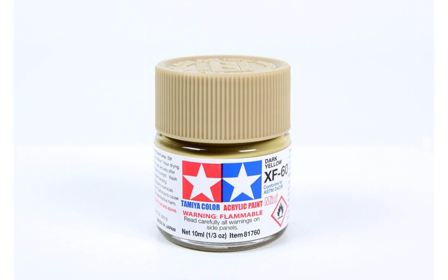 XF60 Dark Yellow 10ml - 81760  - Tamiya