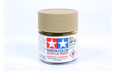 XF60 Flat Dark Yellow 23ml - 81360 - Tamiya