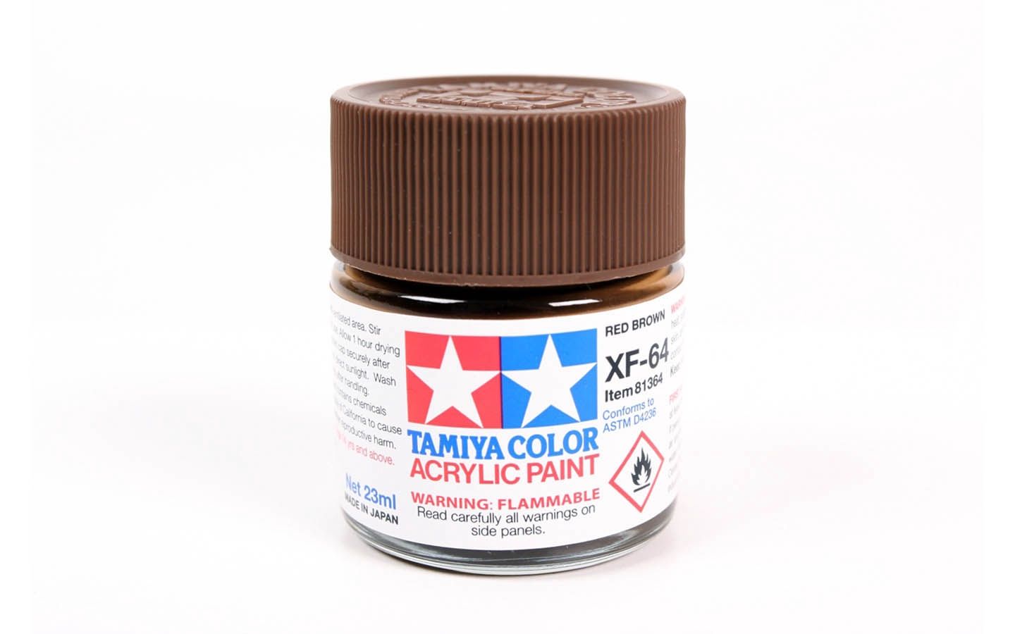 XF64 Flat Red Brown 23ml - 81364 - Tamiya