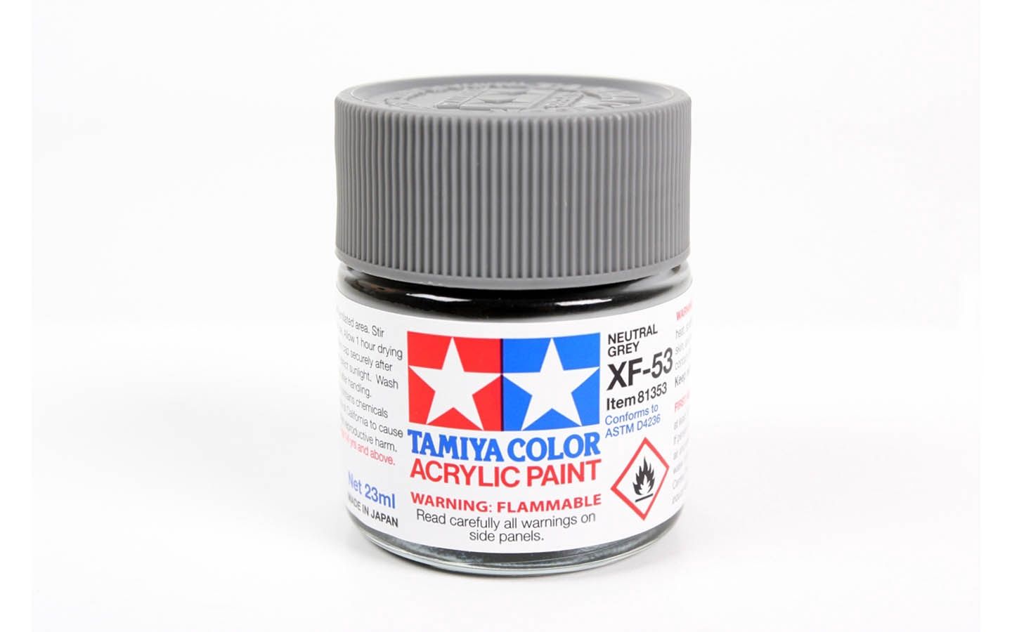 XF53 Flat Neutral Grey 23ml - 81353 - Tamiya
