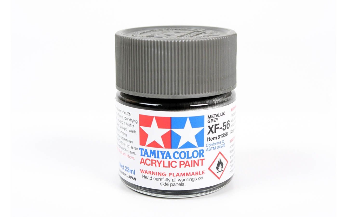 XF56 Flat Metallic Grey 23ml - 81356 - Tamiya