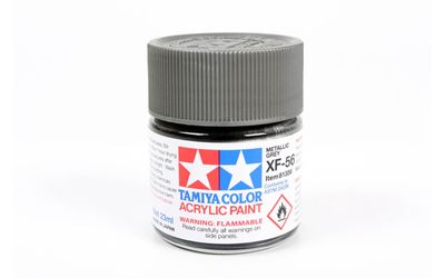 XF56 Flat Metallic Grey 23ml - 81356 - Tamiya