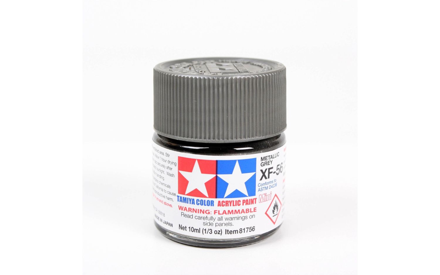 XF56 Metallic Grey 10ml - 81756 - Tamiya