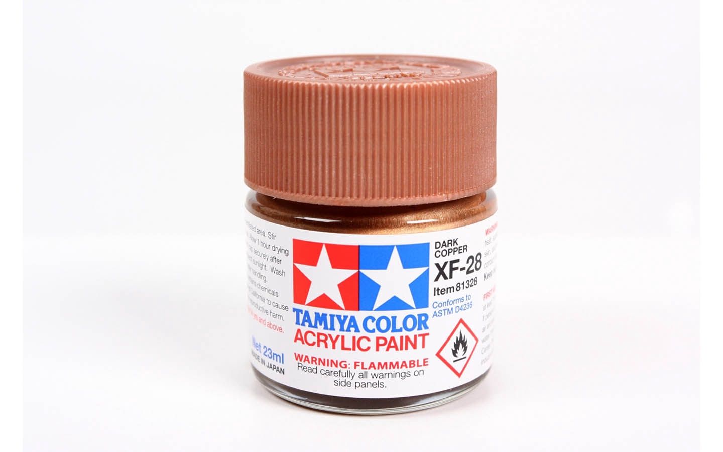 XF28 Flat Dark Copper 23ml - 81328 - Tamiya