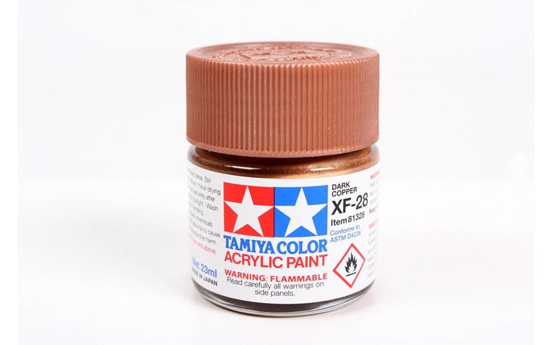 XF28 Flat Dark Copper 23ml - 81328 - Tamiya