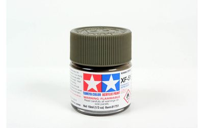 XF51 Khaki Drab 10ml - 81751 - Tamiya