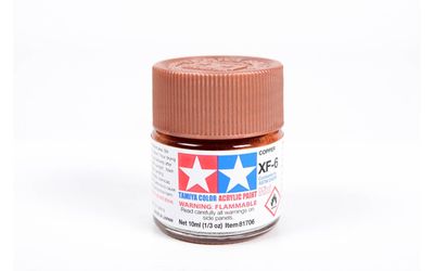 XF6 Copper 10ml - 81706 - Tamiya
