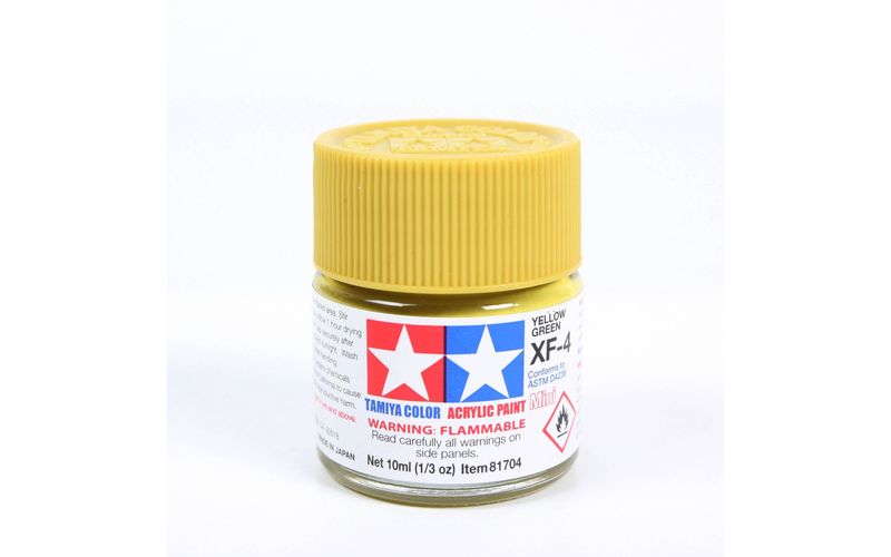 XF4 Flat Yellow Green 10ml - 81704 - Tamiya