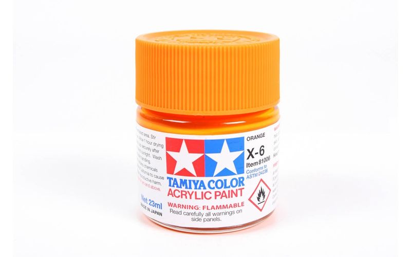 X6 Orange 23ml - 81006 - Tamiya