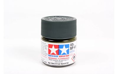 XF61 Dark Green 10ml - 81761  - Tamiya