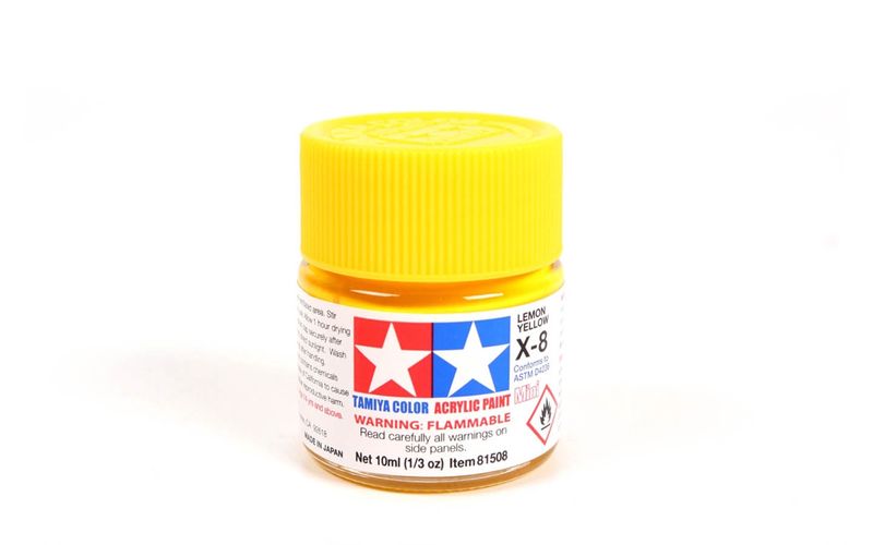 X8 Lemon Yellow 10ml - 81508 - Tamiya