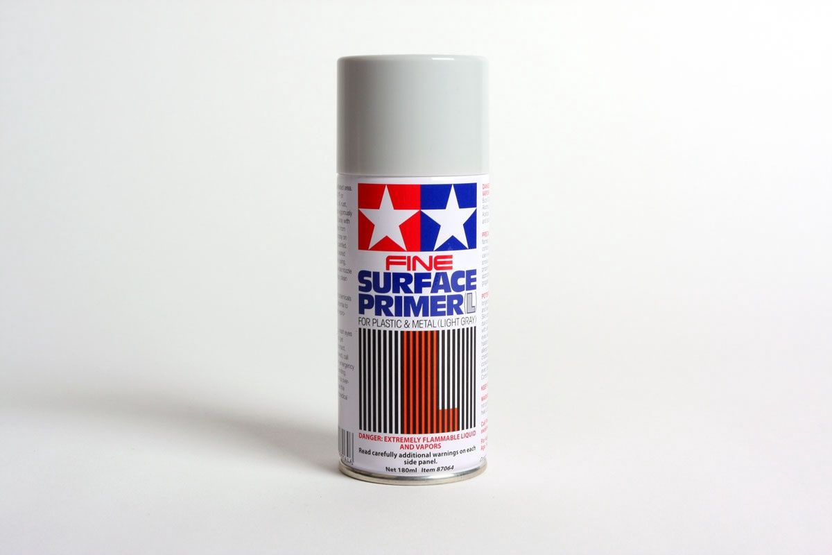 Gray Fine Surface Primer (L) Spray 180ml - 87064