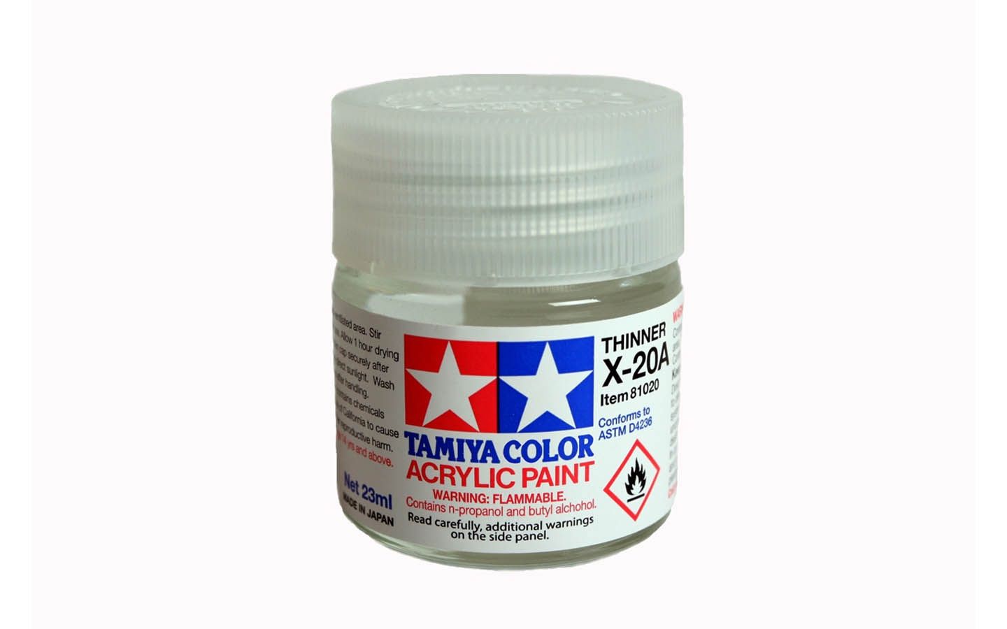 X20A Thinner 23ml - 81020 - Tamiya